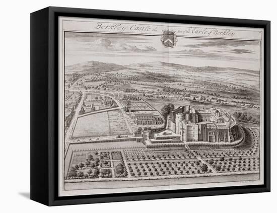 Berkeley Castle, Seat of the Earl of Berkeley-Johannes Kip-Framed Stretched Canvas