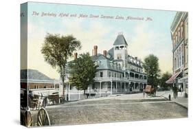 Berkeley Hotel, Saranac Lake, Adirondack Mountains, New York-null-Stretched Canvas