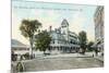 Berkeley Hotel, Saranac Lake, Adirondack Mountains, New York-null-Mounted Art Print