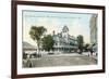 Berkeley Hotel, Saranac Lake, Adirondack Mountains, New York-null-Framed Premium Giclee Print