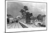 Berkhamsted Station, Hertfordshire, on the London and Birmingham Railway, C1860-null-Mounted Giclee Print