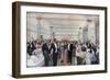 Berkleley Hotel Dinner-AC Michael-Framed Art Print