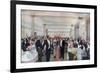 Berkleley Hotel Dinner-AC Michael-Framed Premium Giclee Print