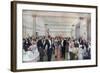 Berkleley Hotel Dinner-AC Michael-Framed Art Print