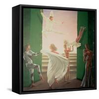 Berkley House Murals - 3-Lincoln Seligman-Framed Stretched Canvas
