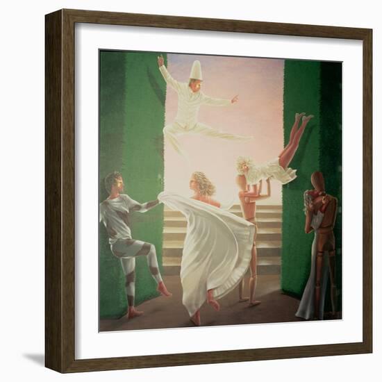 Berkley House Murals - 3-Lincoln Seligman-Framed Giclee Print