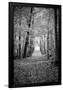 Berkshires Near Appalachian Trail Black and White-null-Framed Poster