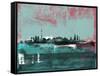 Berlin Abstract Skyline I-Emma Moore-Framed Stretched Canvas