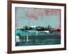 Berlin Abstract Skyline I-Emma Moore-Framed Art Print