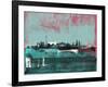 Berlin Abstract Skyline I-Emma Moore-Framed Art Print