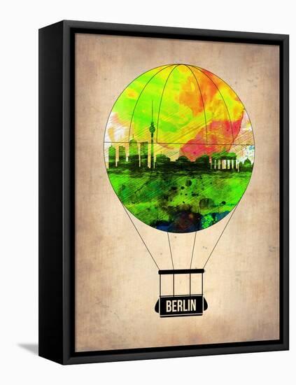 Berlin Air Balloon-NaxArt-Framed Stretched Canvas