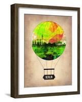 Berlin Air Balloon-NaxArt-Framed Art Print