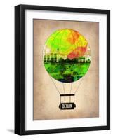 Berlin Air Balloon-NaxArt-Framed Art Print