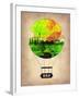 Berlin Air Balloon-NaxArt-Framed Art Print