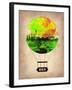 Berlin Air Balloon-NaxArt-Framed Art Print