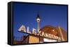 Berlin, Alexanderplatz Square, Stroke and Television Tower, Evening-Catharina Lux-Framed Stretched Canvas