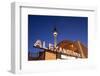 Berlin, Alexanderplatz Square, Stroke and Television Tower, Evening-Catharina Lux-Framed Photographic Print