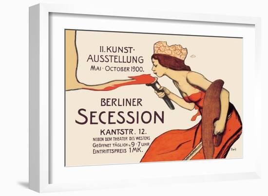 Berlin Art Exhibition, 1900-Wilhelm Schulz-Framed Art Print