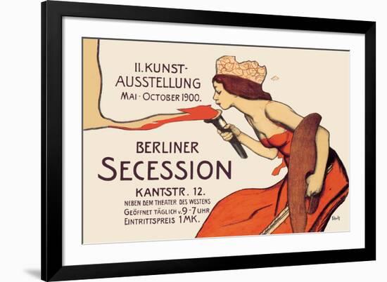 Berlin Art Exhibition, 1900-Wilhelm Schulz-Framed Premium Giclee Print