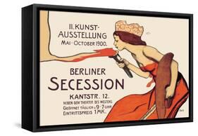 Berlin Art Exhibition, 1900-Wilhelm Schulz-Framed Stretched Canvas