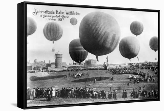 Berlin Ballon Race Photo-null-Framed Stretched Canvas