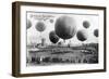 Berlin Ballon Race Photo-null-Framed Art Print