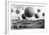 Berlin Ballon Race Photo-null-Framed Art Print