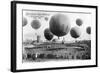 Berlin Ballon Race Photo-null-Framed Art Print