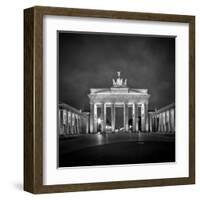 Berlin Brandenburg Gate-Melanie Viola-Framed Art Print