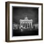 Berlin Brandenburg Gate-Melanie Viola-Framed Art Print