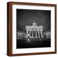 Berlin Brandenburg Gate-Melanie Viola-Framed Art Print