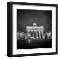 Berlin Brandenburg Gate-Melanie Viola-Framed Art Print