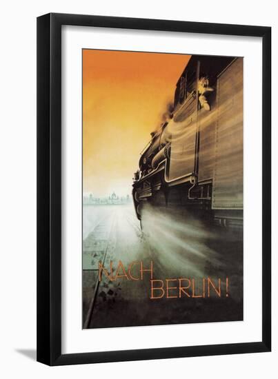 Berlin by Night-null-Framed Art Print