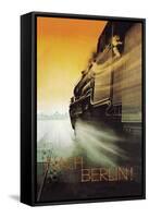 Berlin by Night-null-Framed Stretched Canvas