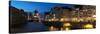 Berlin Cathedral and Nikolaiviertel at Spree River, Berlin, Germany-null-Stretched Canvas