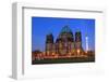 Berlin Cathedral at the Pleasure Garden, Lustgarten, with Television Tower, Berlin, Germany-null-Framed Art Print