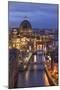 Berlin Cathedral, Berliner Dom, Seen Fom the Fischerinsel at Dusk-David Bank-Mounted Photographic Print