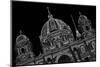 Berlin Cathedral, Black-And-White Alienated-Thomas Ebelt-Mounted Photographic Print