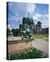 Berlin Cathedral Lustgarten-null-Stretched Canvas