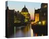 Berlin Cathedral River Berlin-null-Stretched Canvas
