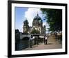 Berlin Cathedral River Spree-null-Framed Art Print