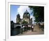 Berlin Cathedral River Spree-null-Framed Art Print