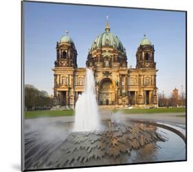 Berlin Cathedral with Lustgarten, Berlin, Germany-null-Mounted Art Print