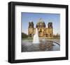 Berlin Cathedral with Lustgarten, Berlin, Germany-null-Framed Art Print