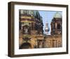 Berlin Cathedral with Television Tower, Berlin, Germany-null-Framed Art Print