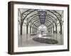 Berlin Circle by Richard Long with Ellipse of Stones, Hamburger Bahnhof Museum, Berlin, Germany-Michele Molinari-Framed Photographic Print