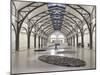 Berlin Circle by Richard Long with Ellipse of Stones, Hamburger Bahnhof Museum, Berlin, Germany-Michele Molinari-Mounted Photographic Print