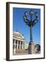 Berlin Concert House (Konzerthaus Berlin) with Ornate Traditional Lamppost in the Foreground-Charlie Harding-Framed Photographic Print