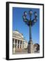 Berlin Concert House (Konzerthaus Berlin) with Ornate Traditional Lamppost in the Foreground-Charlie Harding-Framed Photographic Print