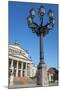 Berlin Concert House (Konzerthaus Berlin) with Ornate Traditional Lamppost in the Foreground-Charlie Harding-Mounted Photographic Print